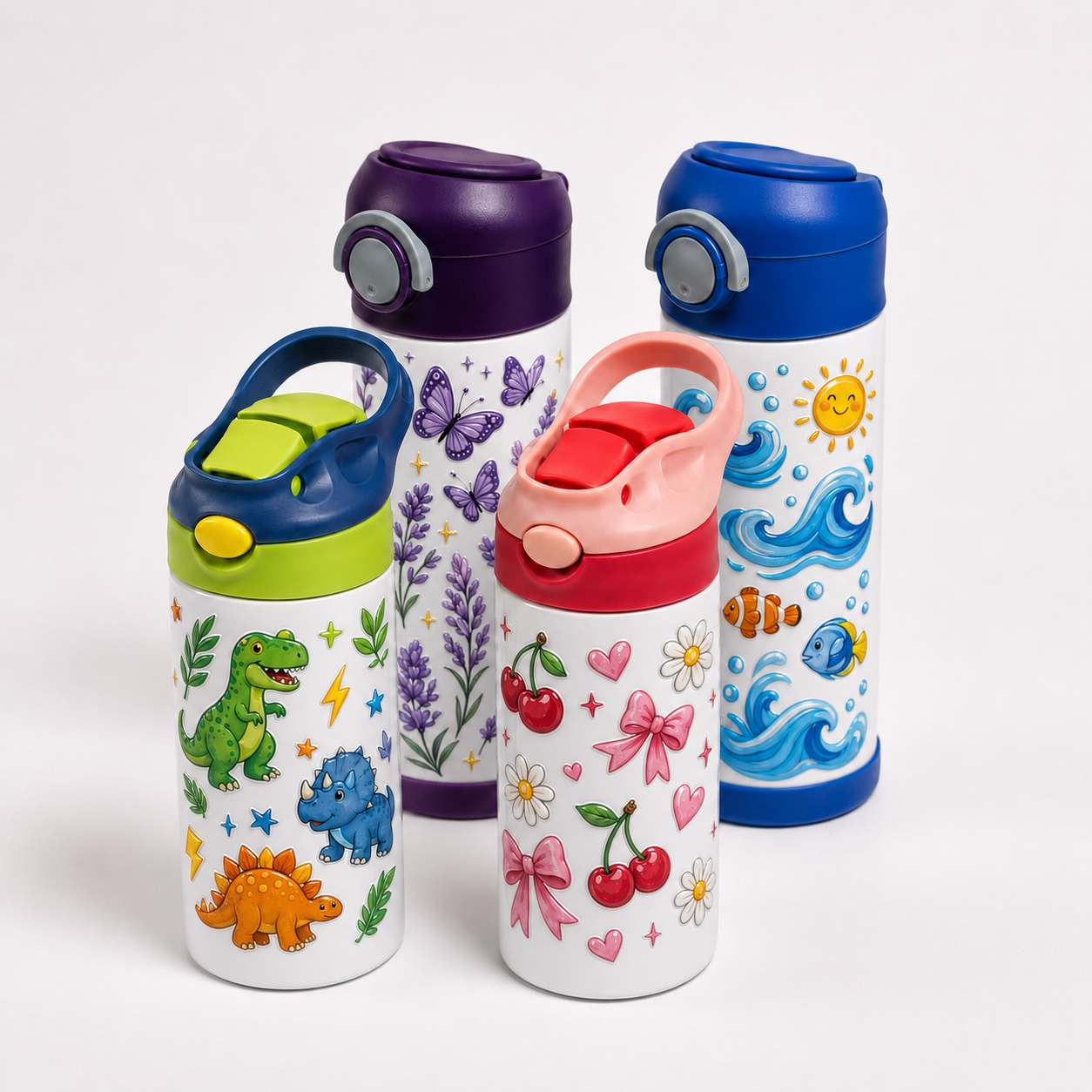 Blank Craft Tumbler with Colorful Lid