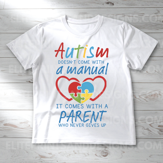 Autism Parent Autism Awareness (Ready to Print Design)