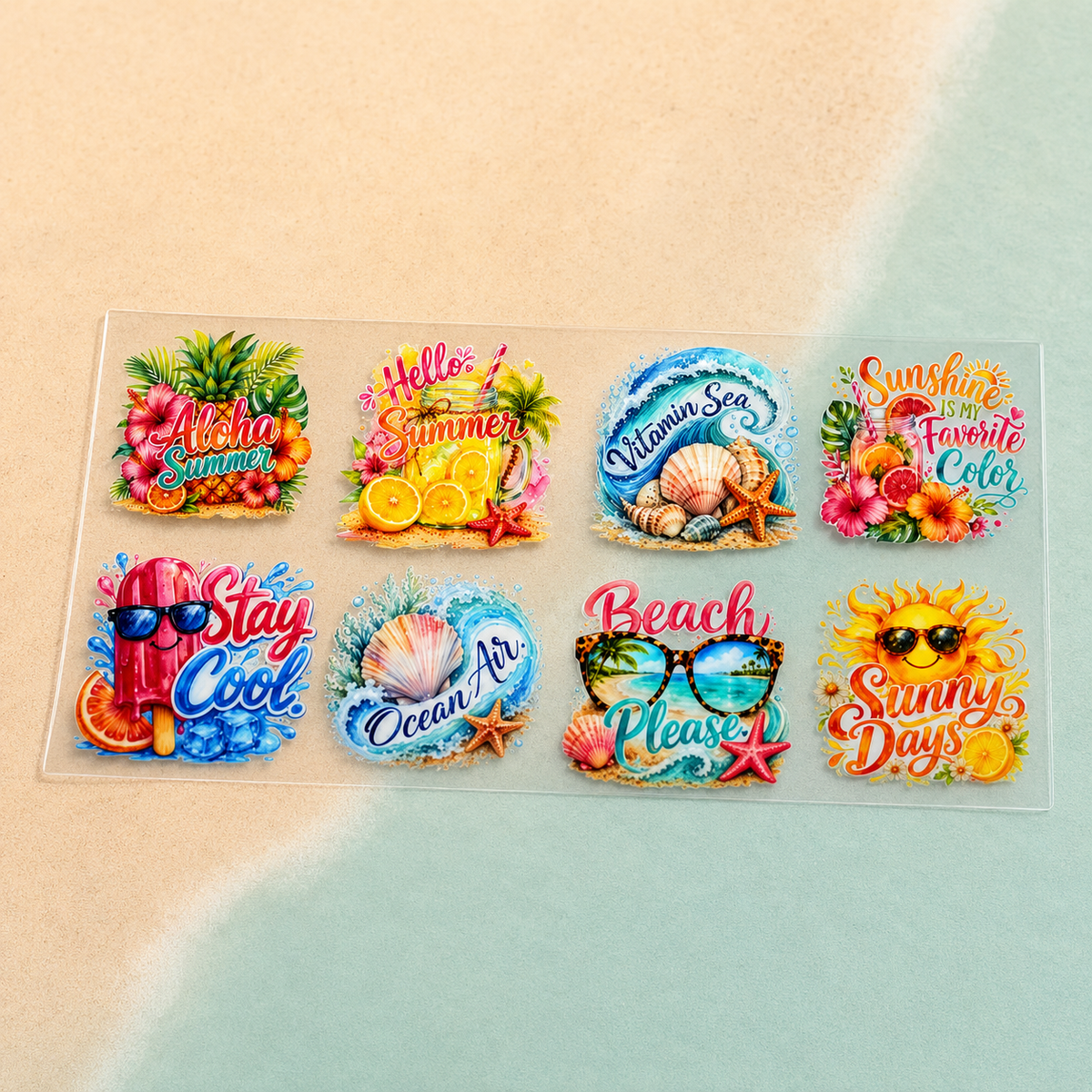 Premium UV DTF Cup Wrap Stickers MIX PACK